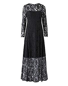 simply be black lace dress