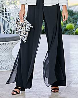 Joanna Hope Chiffon Overlay Palazzo 