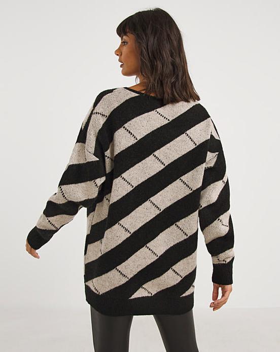 Joe Browns Lace Trim Stripe Jumper Ambrose Wilson