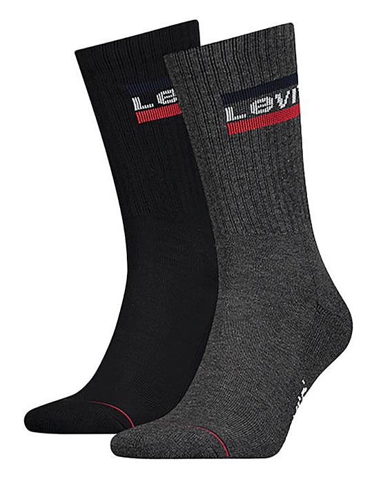 Levi's 2 Pack Sports Crew Sock | Jacamo