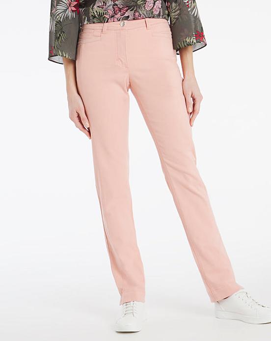 Julipa Stretch Cotton Twill Jean Pink | Marisota