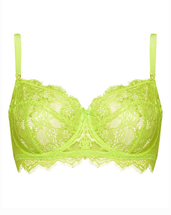 Figleaves Pulse Lace Balcony Bra | Simply Be