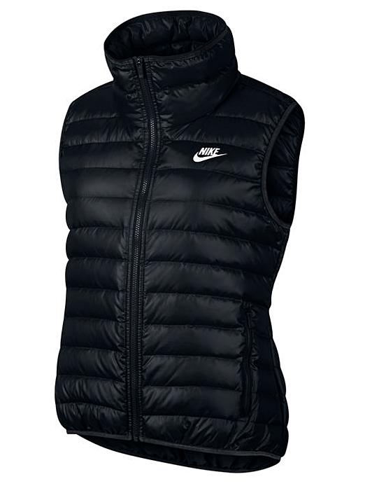 NIKE - Hooded Padded Gilet Black - Babyshop.com