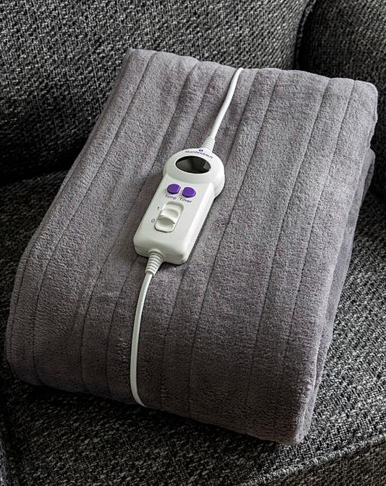 Slumberdown Comfy Hugs Heated Throw J D Williams