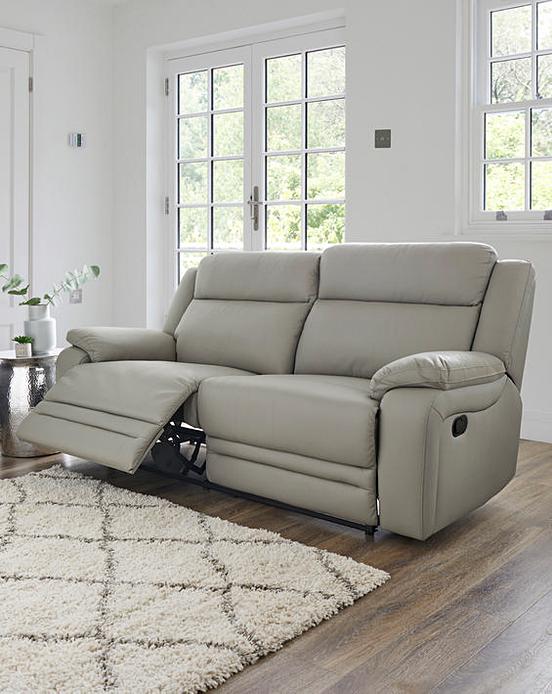 Croft Leather Recliner 3 Seater 