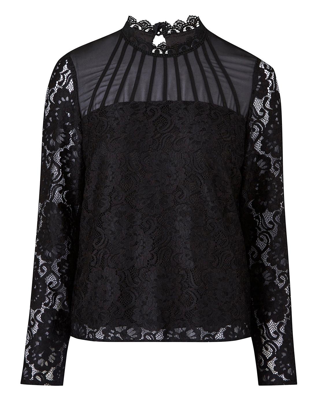 Joanna Hope Lace Top | Crazy Clearance