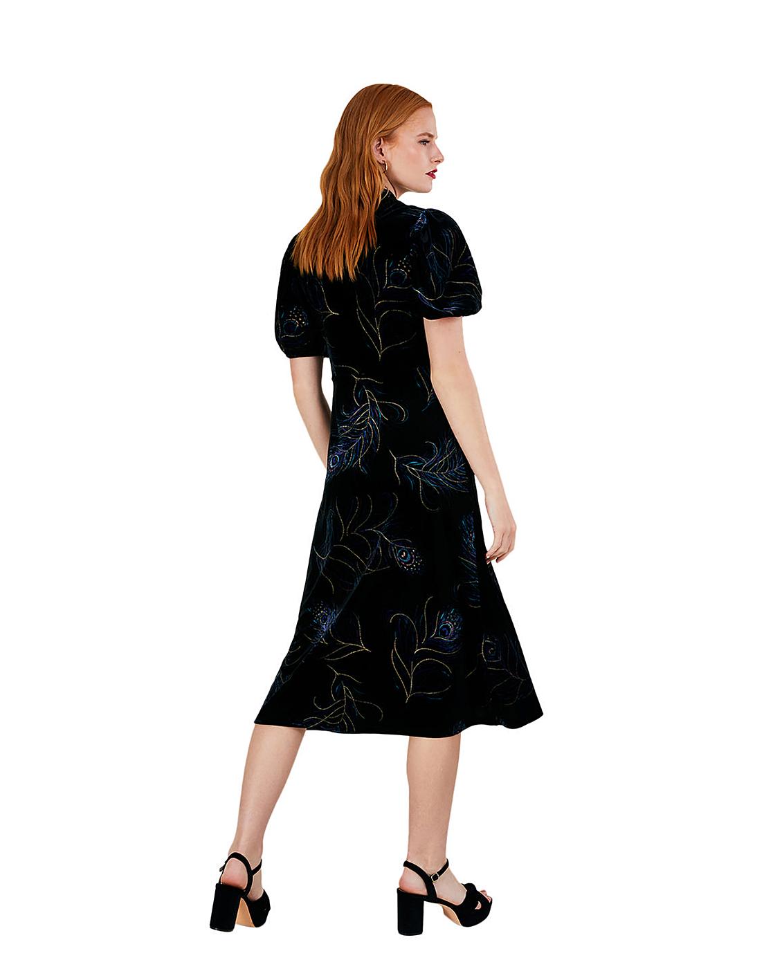 Monsoon emily velvet dress Clearance