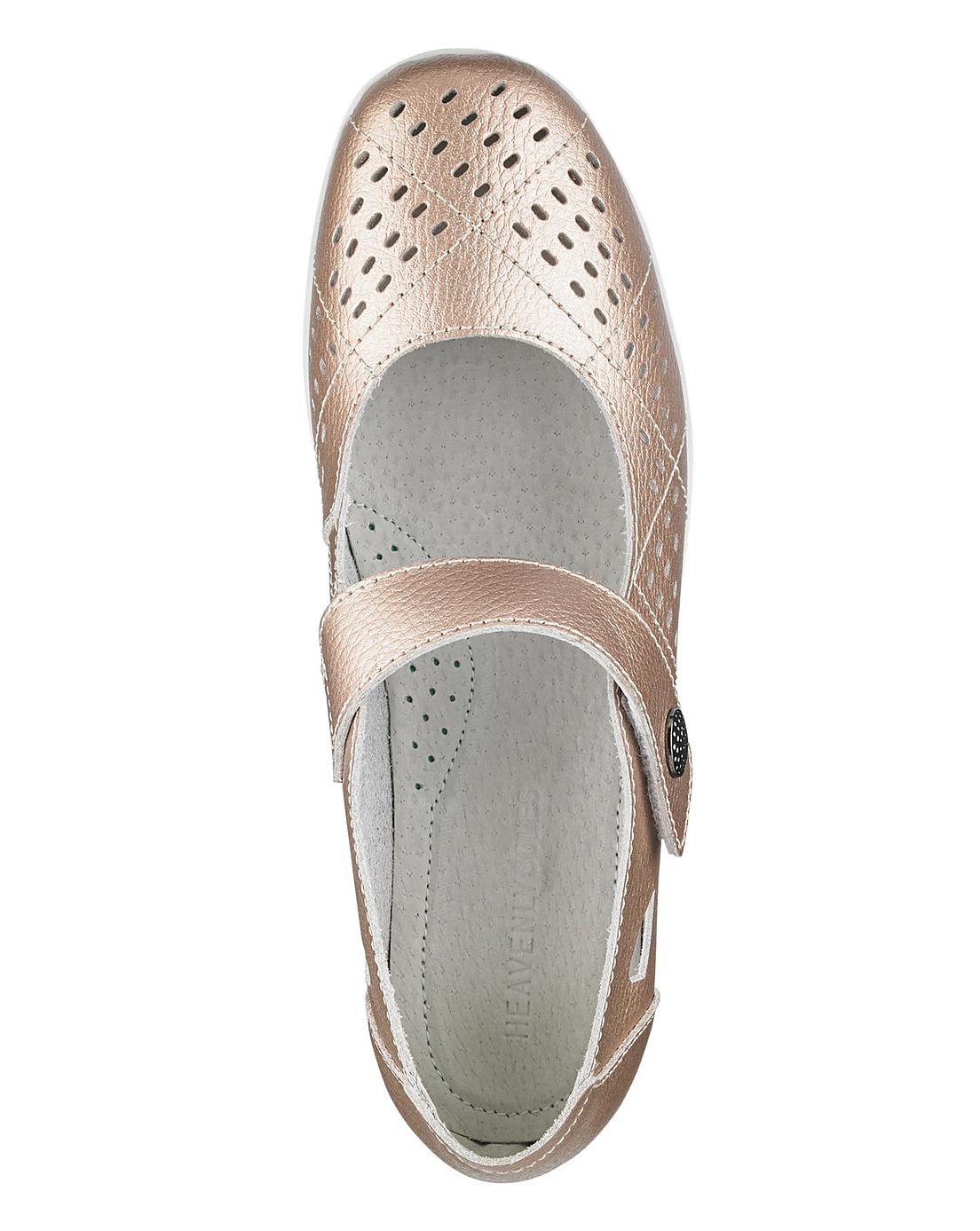 Heavenly Soles Leather Shoes EEE Fit Crazy Clearance