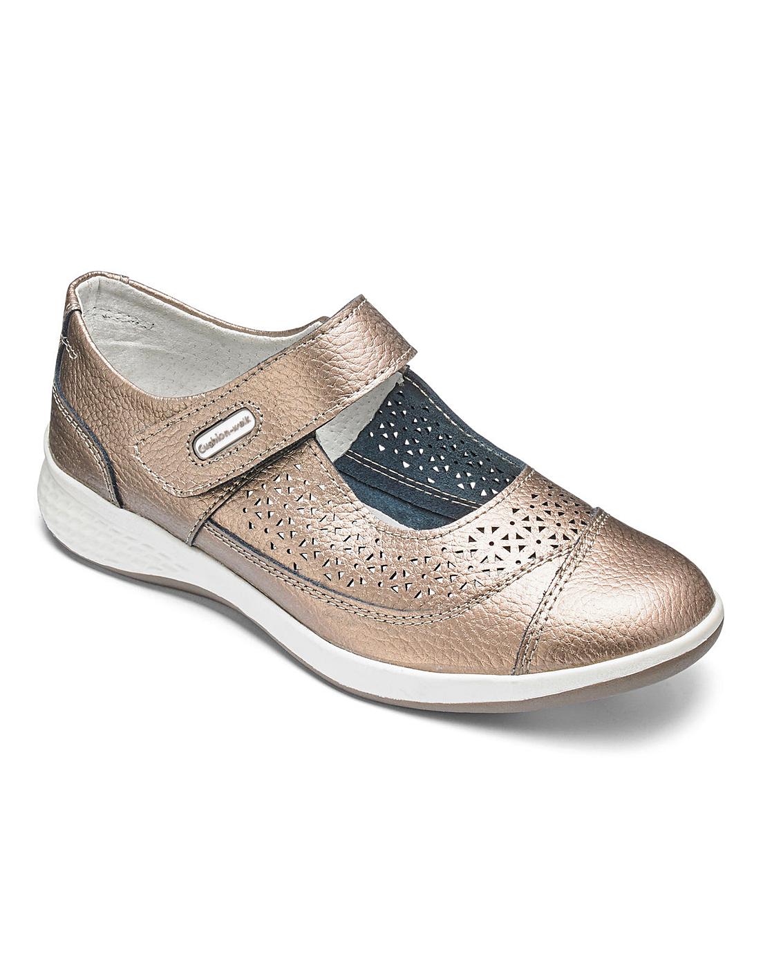 Cushion Walk Leather Shoes EEE Fit Fashion World