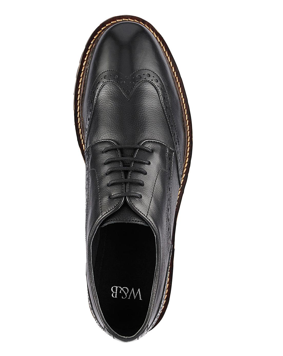 mens extra wide brogues