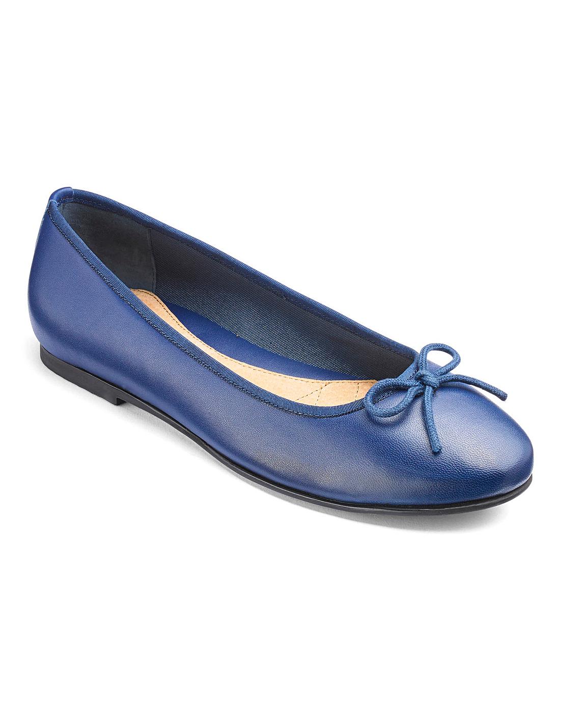 Soft Leather Ballerinas D Fit | Crazy Clearance
