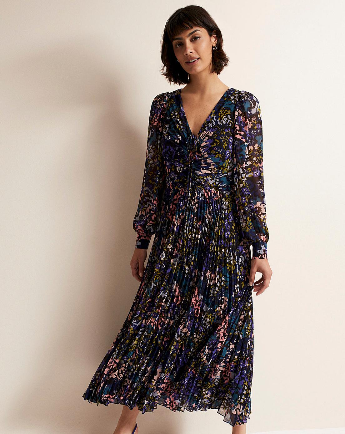 Phase Eight Kindra Floral Midi Dress | J D Williams