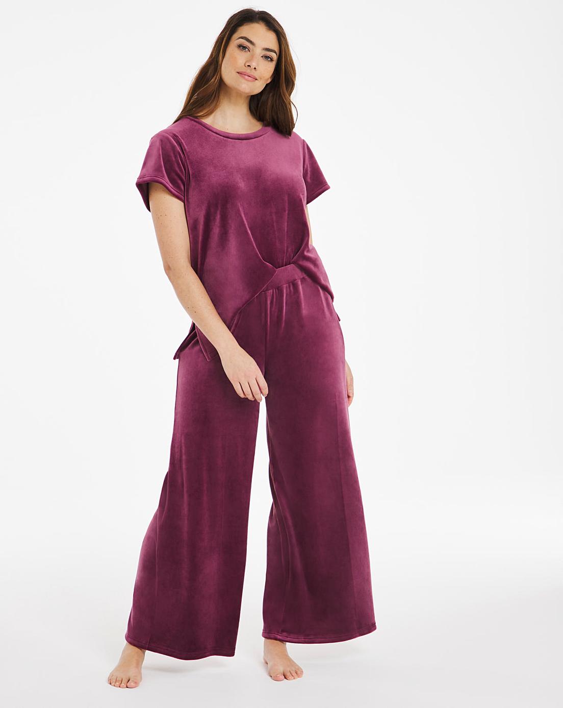 pretty secrets velour zip gown