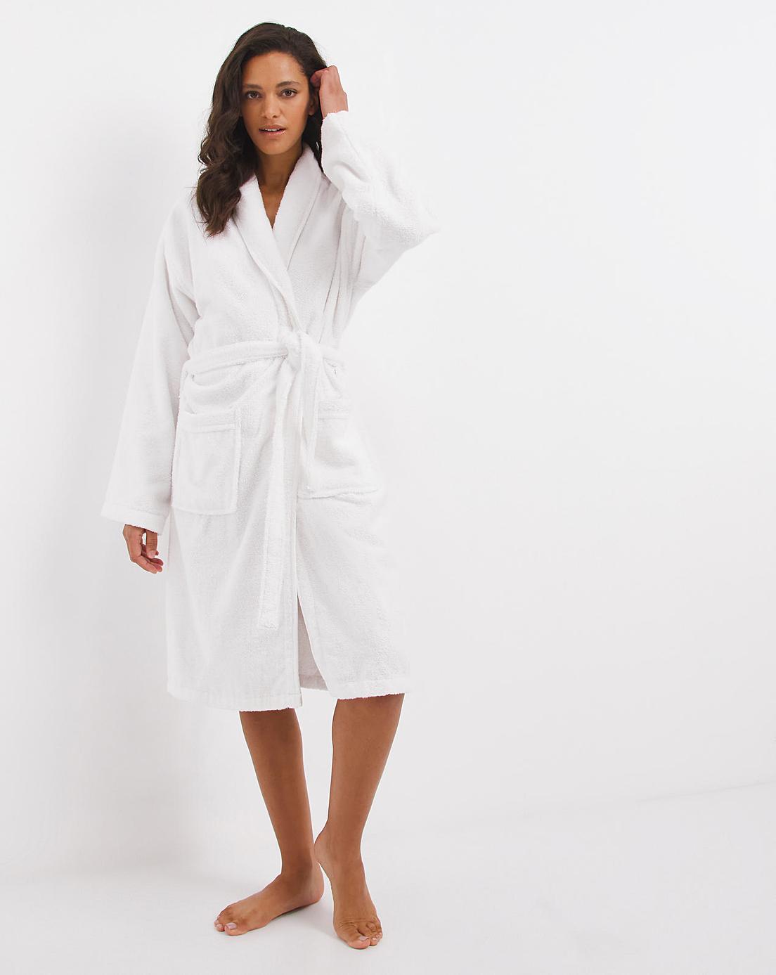 Cotton Towelling Dressing Gown | Ambrose Wilson