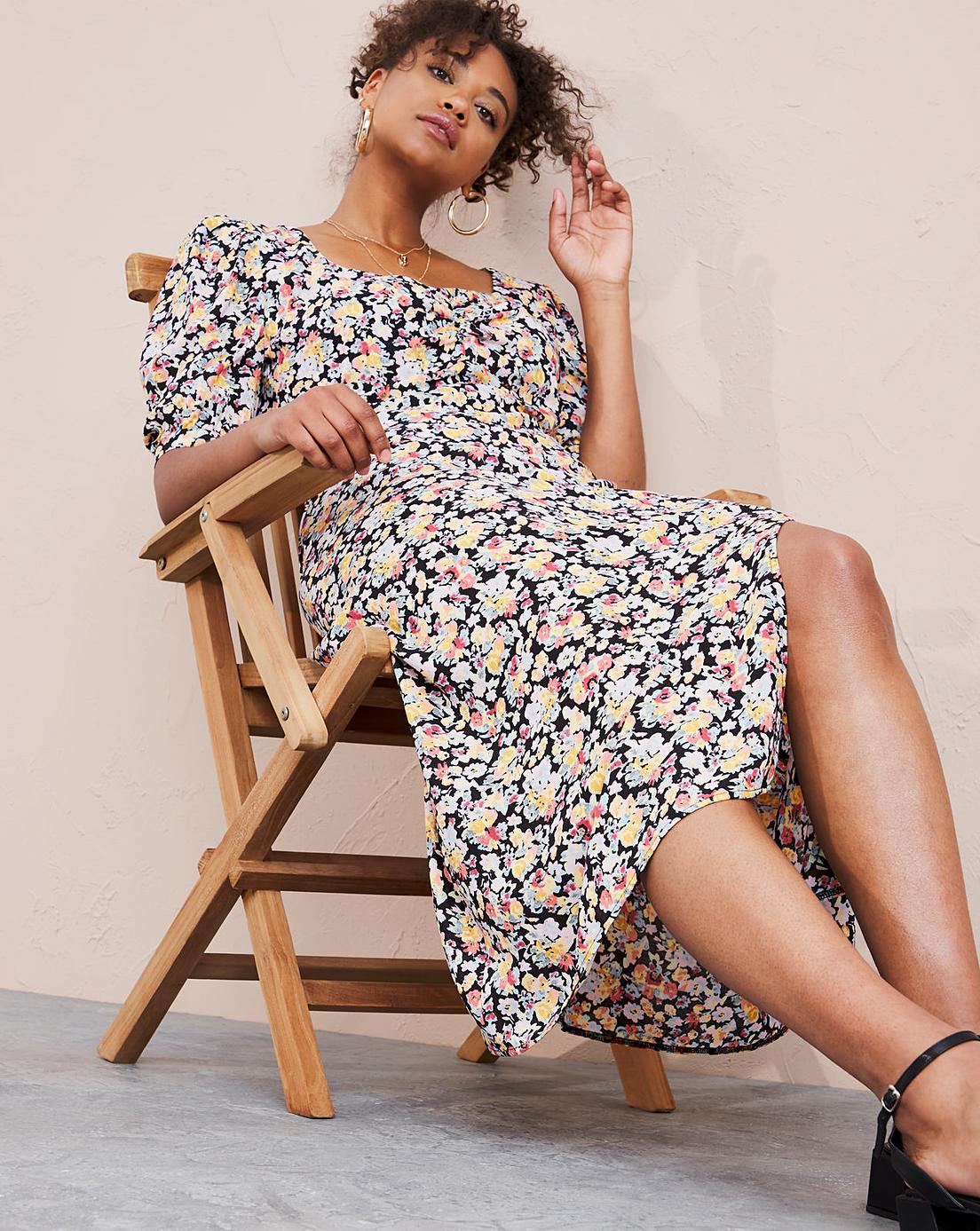 Nobody's Child Rosie Midi Dress Simply Be