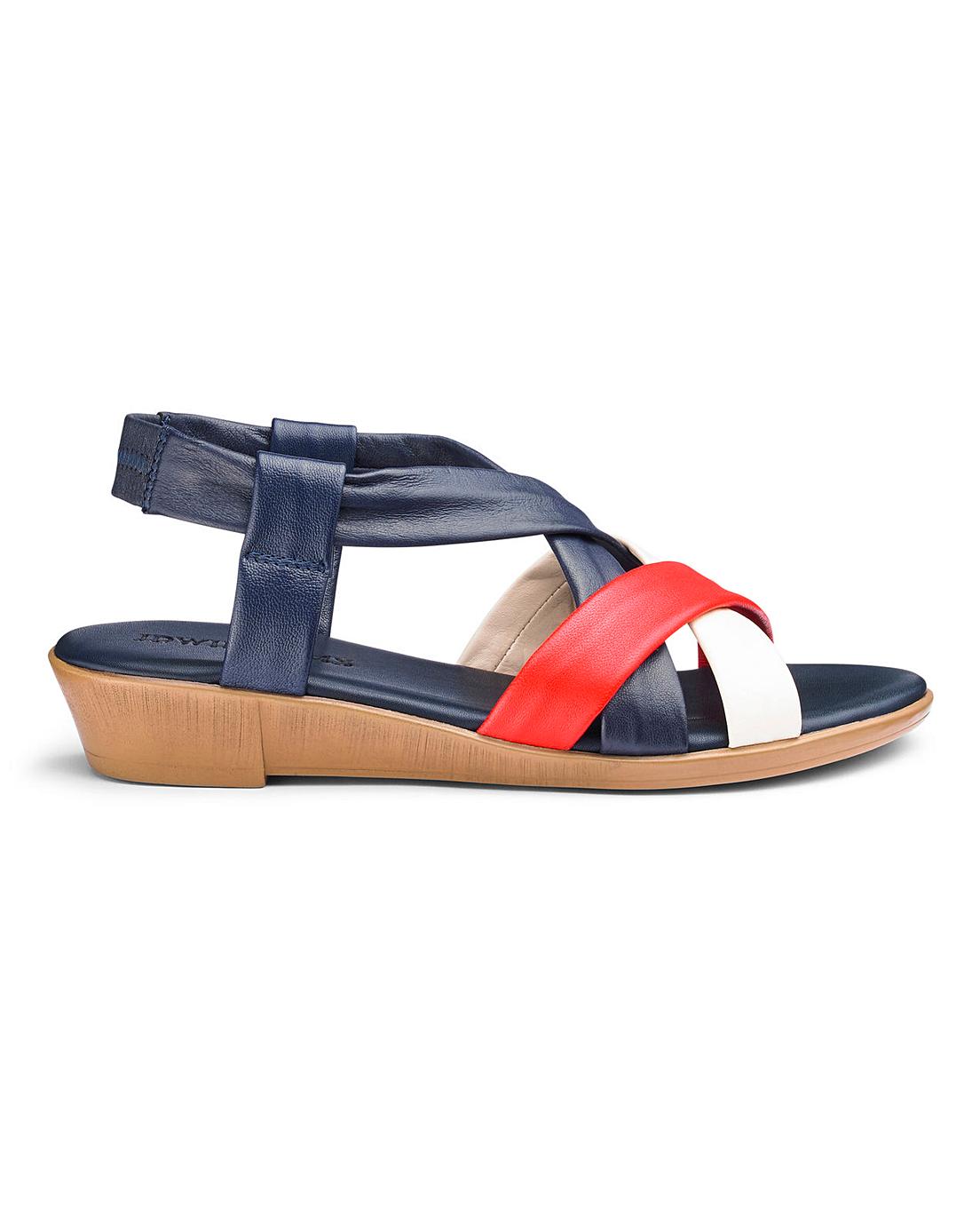 silver sandals eee fit