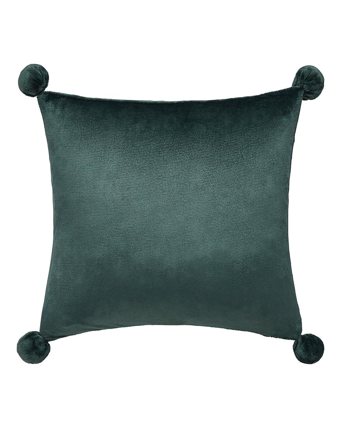 Pom Pom Fleece Cushion Simply Be