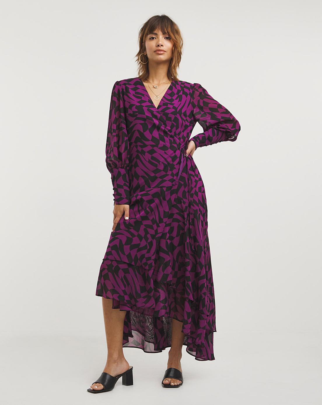 Joanna Hope Print Wrap Dress | Marisota