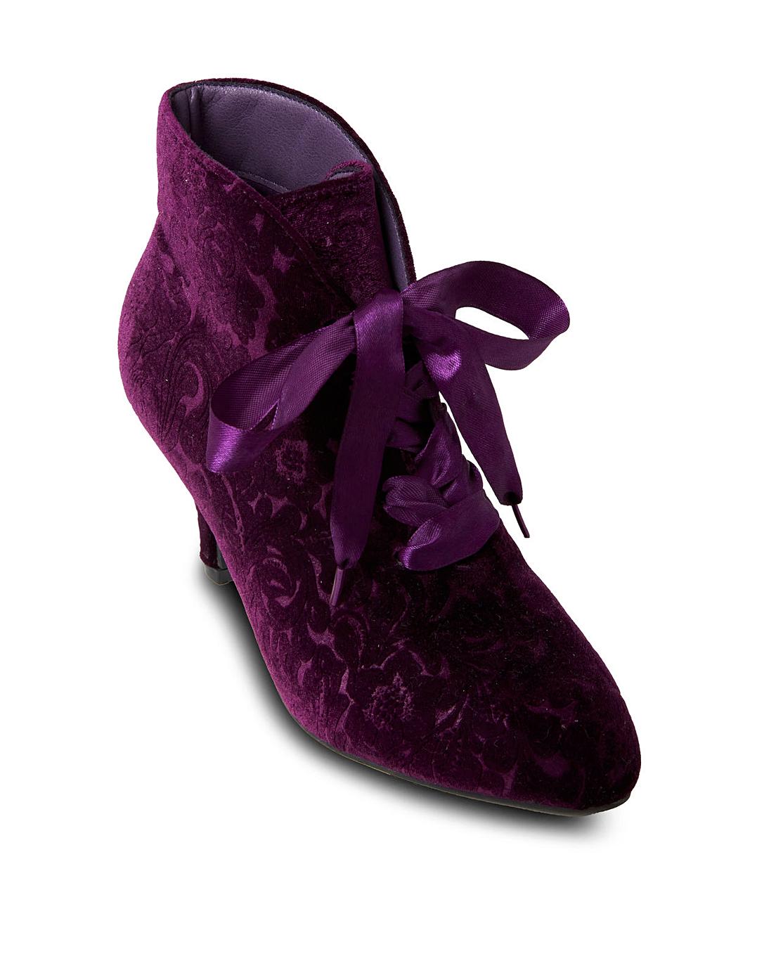 Joe Browns Devore Ribbon Boots EEE Fit Oxendales