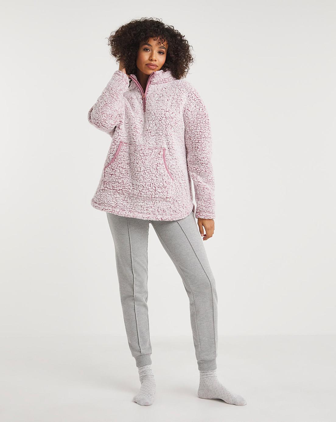 Pretty Secrets Cosy Fleece Snuggle Top | J D Williams