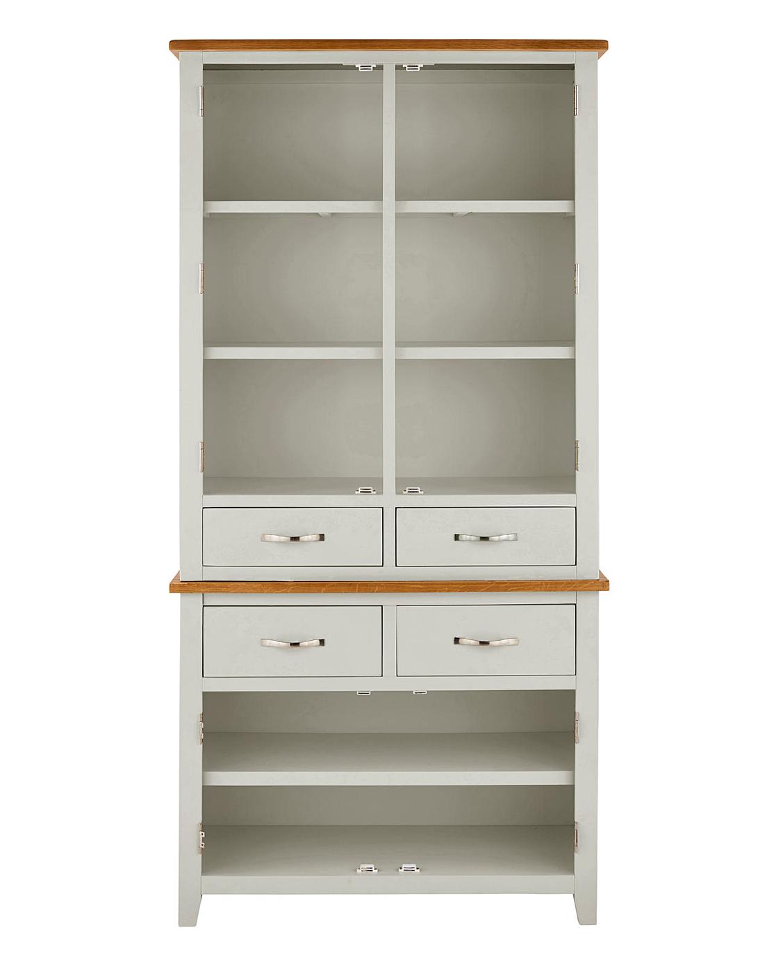 Norfolk Two Tone Tall Display Unit Premier Man