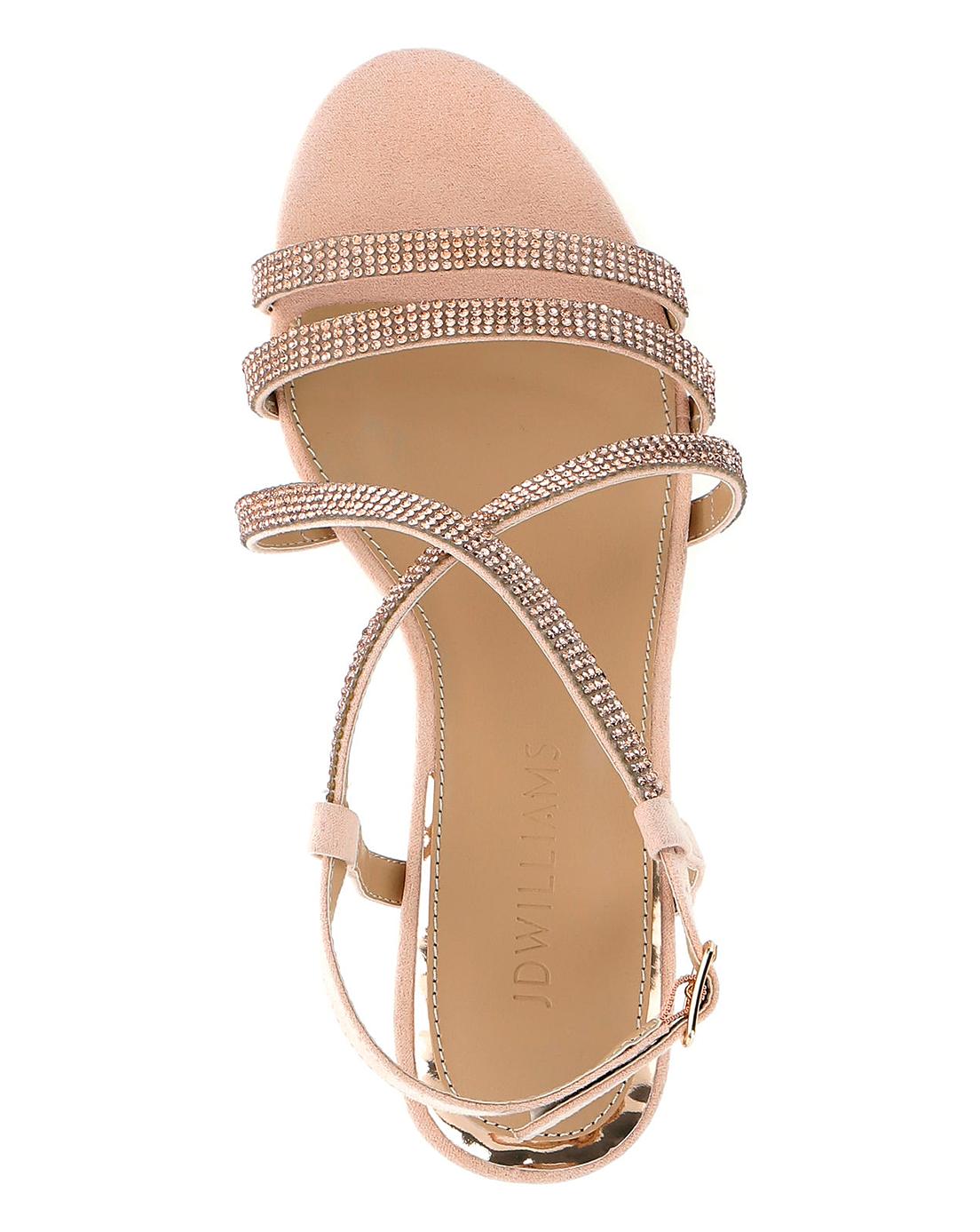 eee silver sandals