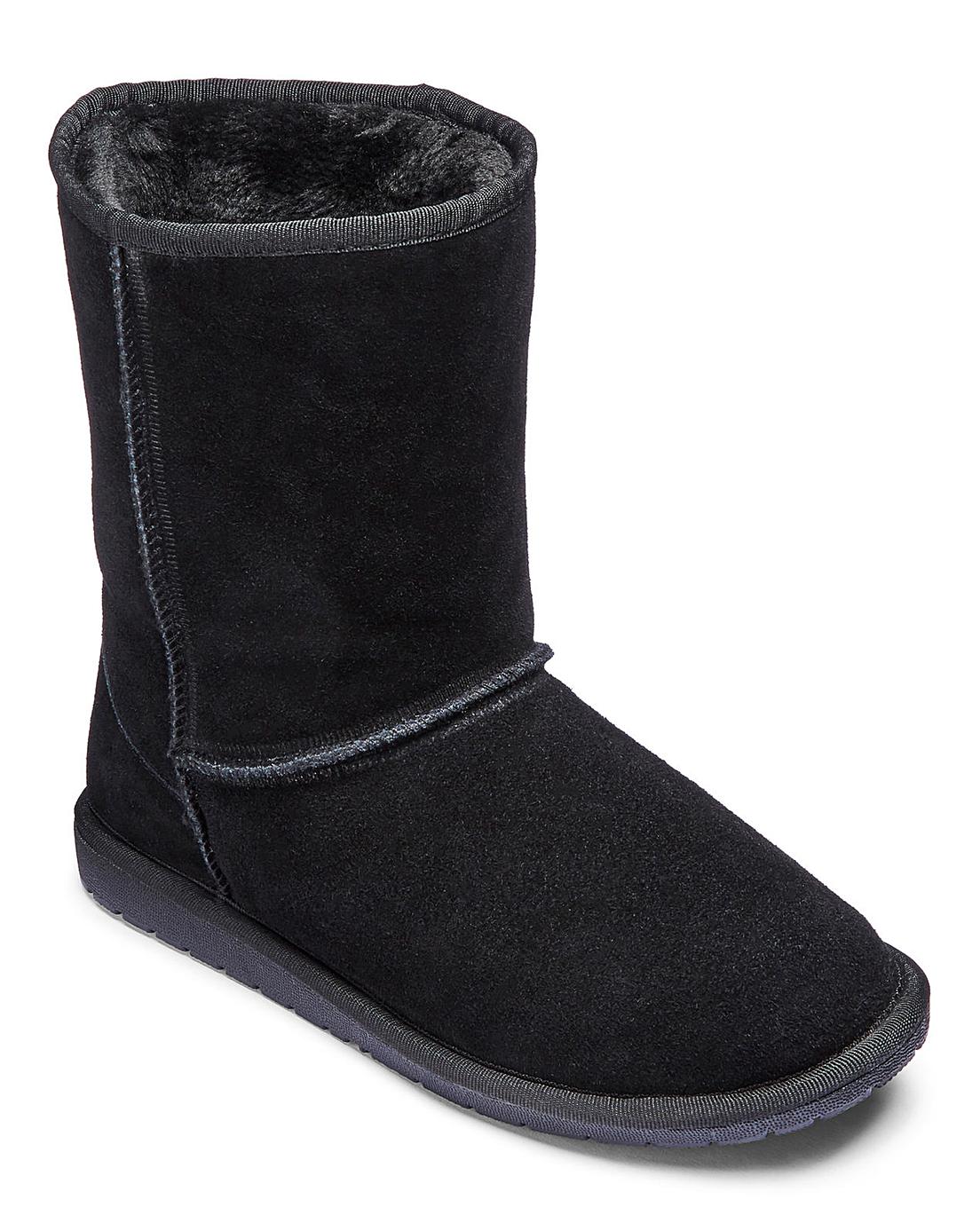 Suede Warm Lined Ankle Boots EEE Fit | Oxendales