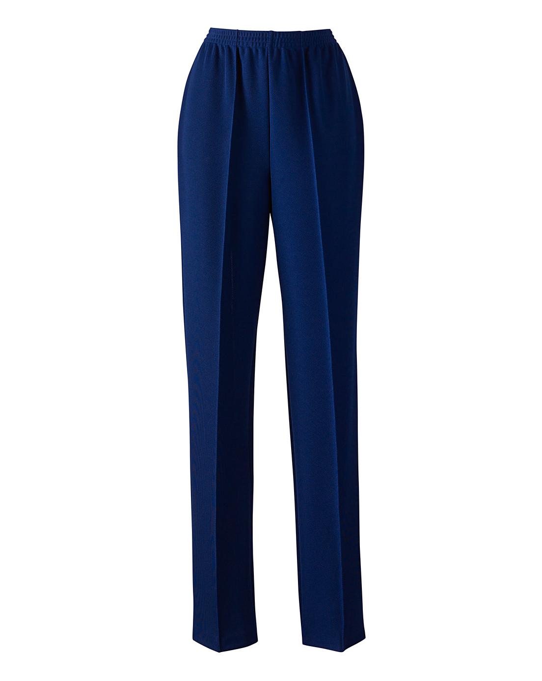 Slimma Pull-On Trousers Length 25in | J D Williams