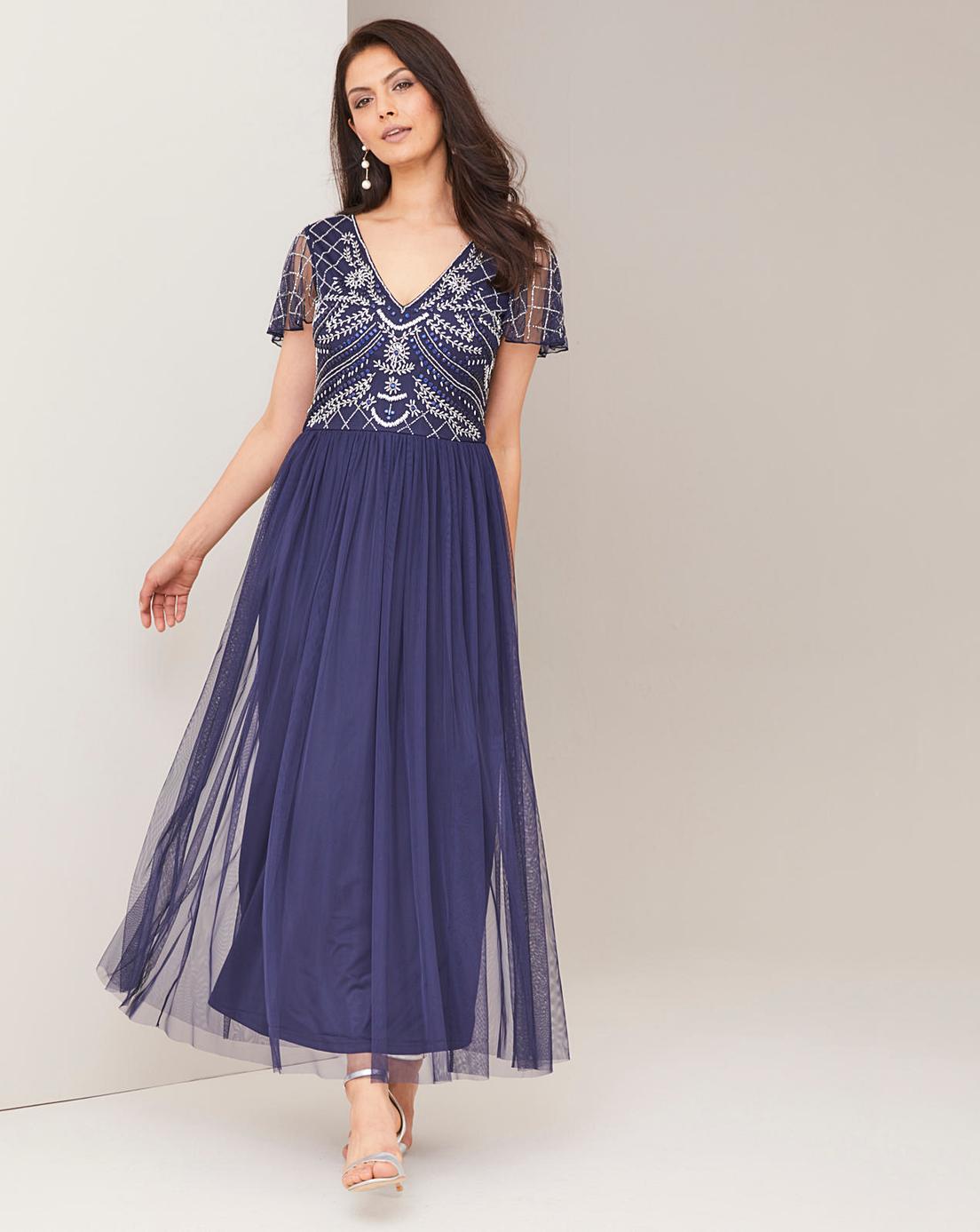 Joanna Hope Embellished Bodice Dress | Oxendales