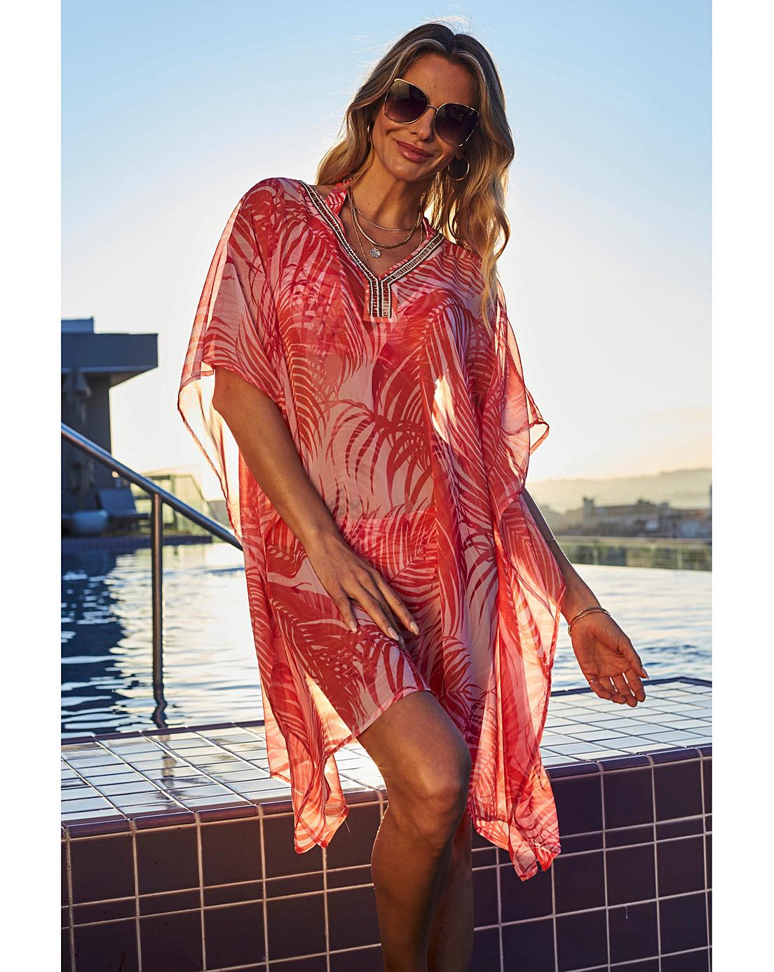 Sosandar Palm Print Kaftan | Marisota