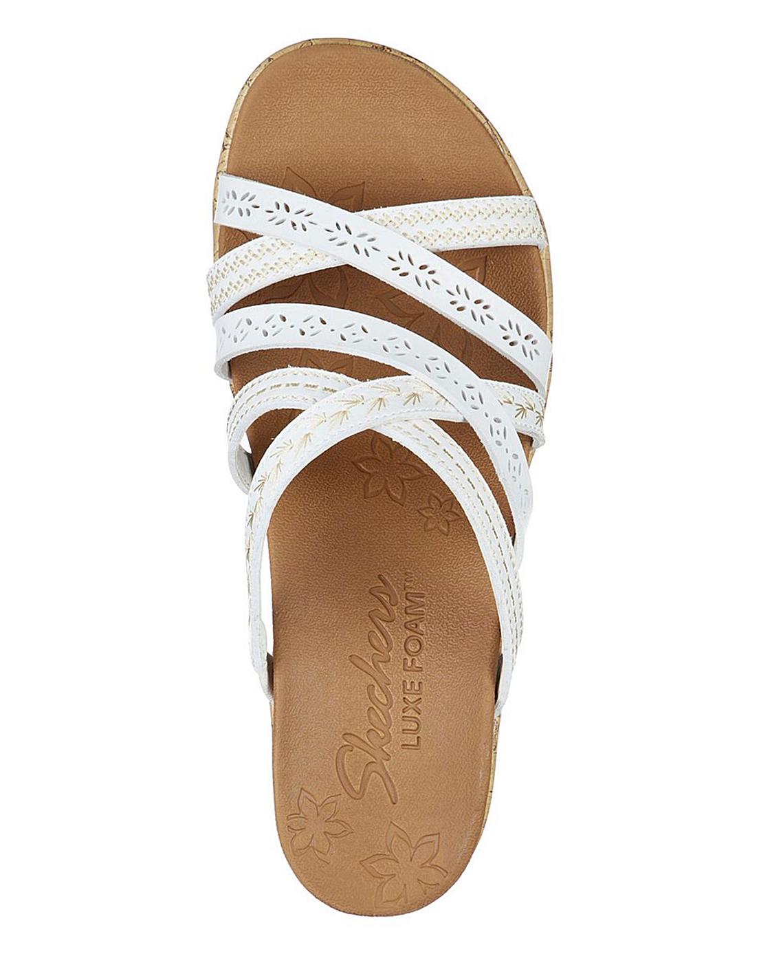 Skechers Wedge Sandals D Fit | Simply Be