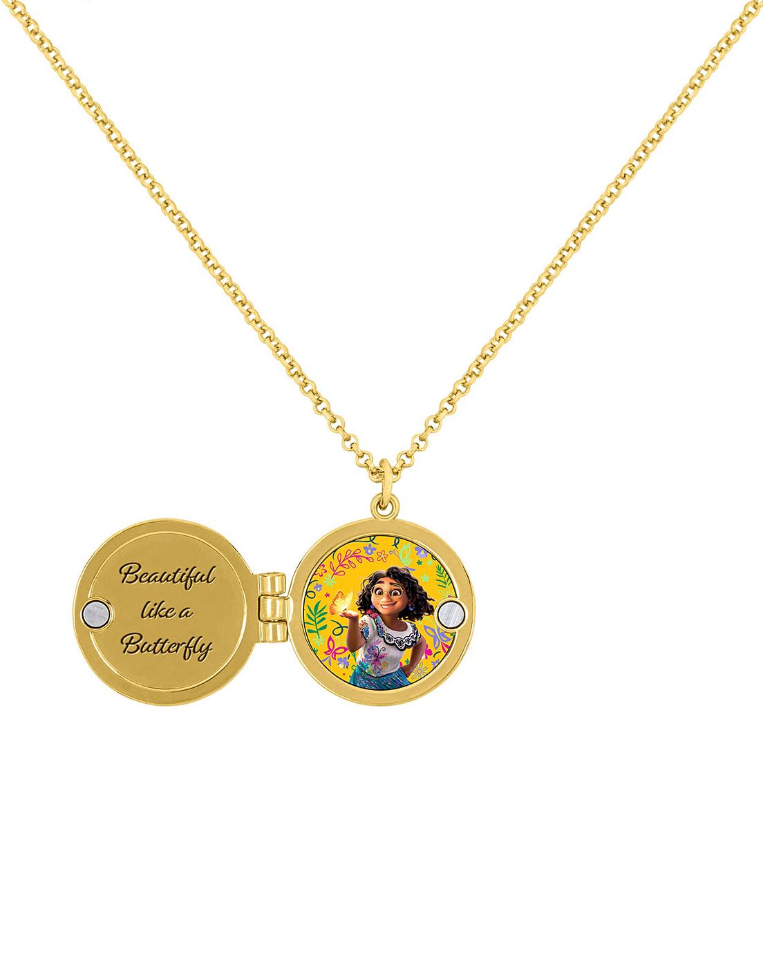 Disney Encanto Gold Locket Necklace J D Williams