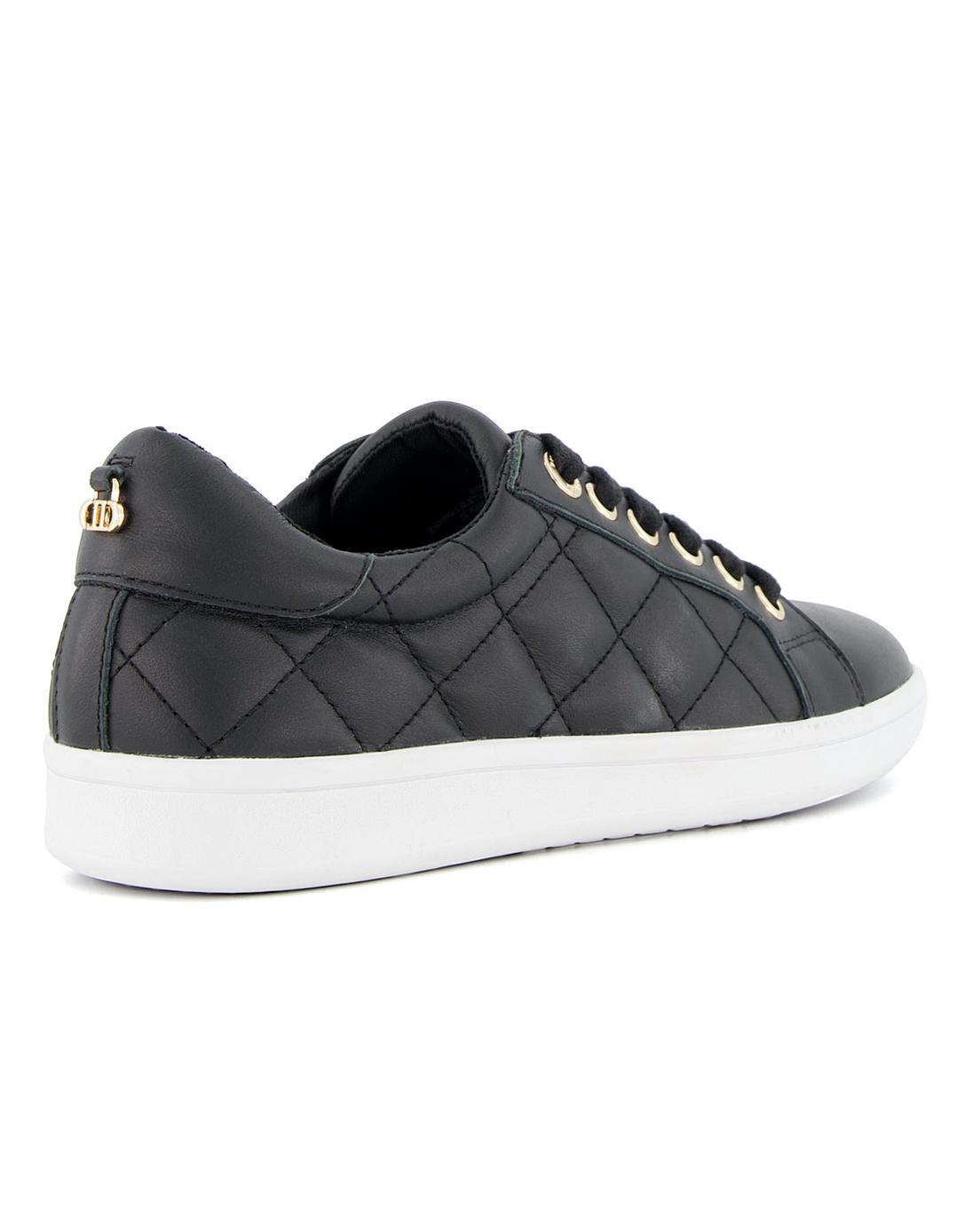 Dune Excited Quilted Trainer D Fit | Oxendales
