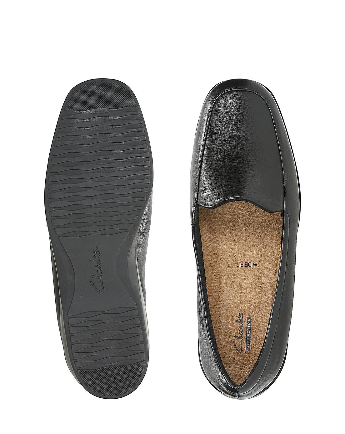 clarks georgia black leather
