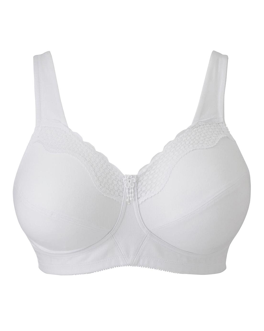 Bestform Cotton Comfort White Bra 