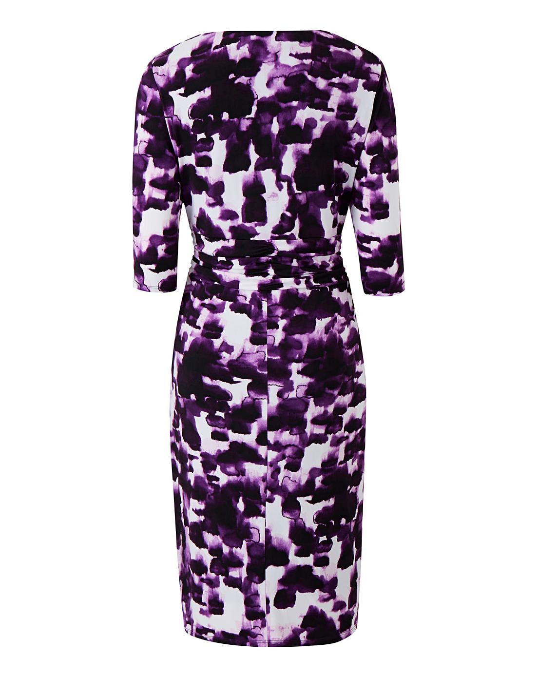 Together Print Dress J D Williams