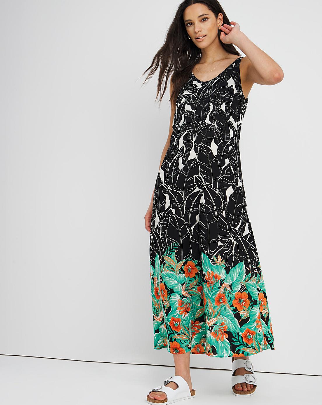 Tropical Print Maxi Dress | Fashion World