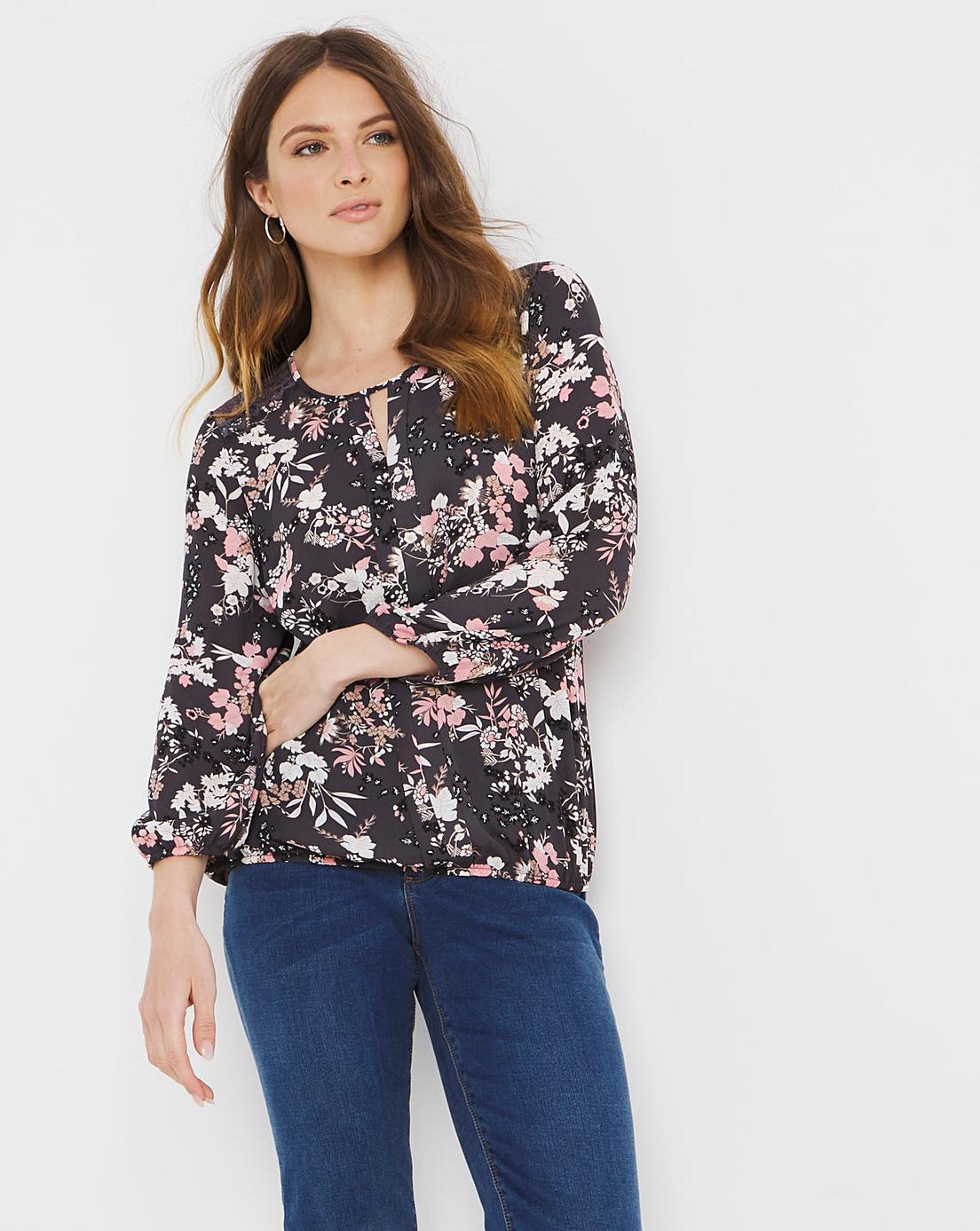 Julipa Bubble Hem Blouse | J D Williams