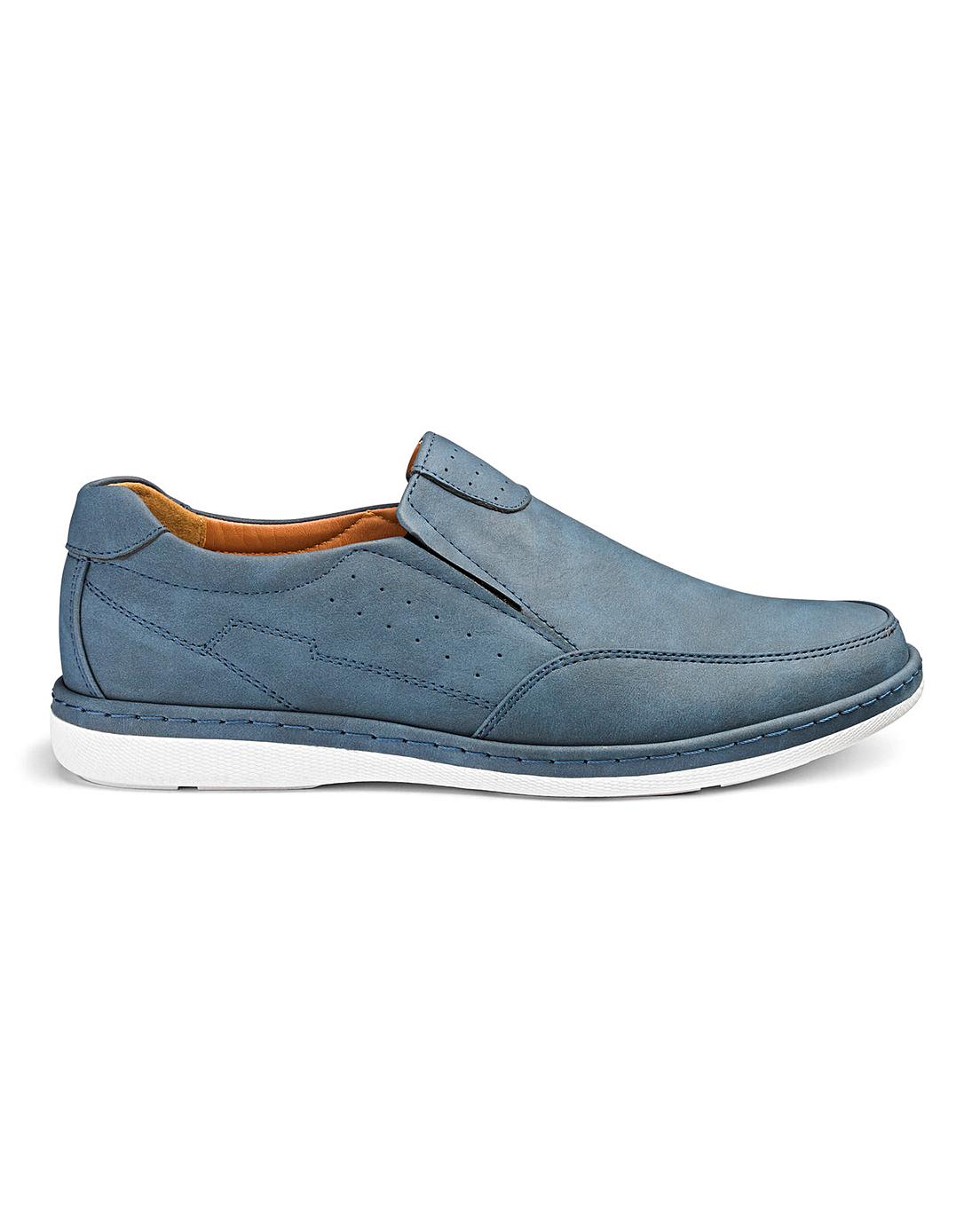 Cushion Walk Slip On Shoes Standard Fit Premier Man
