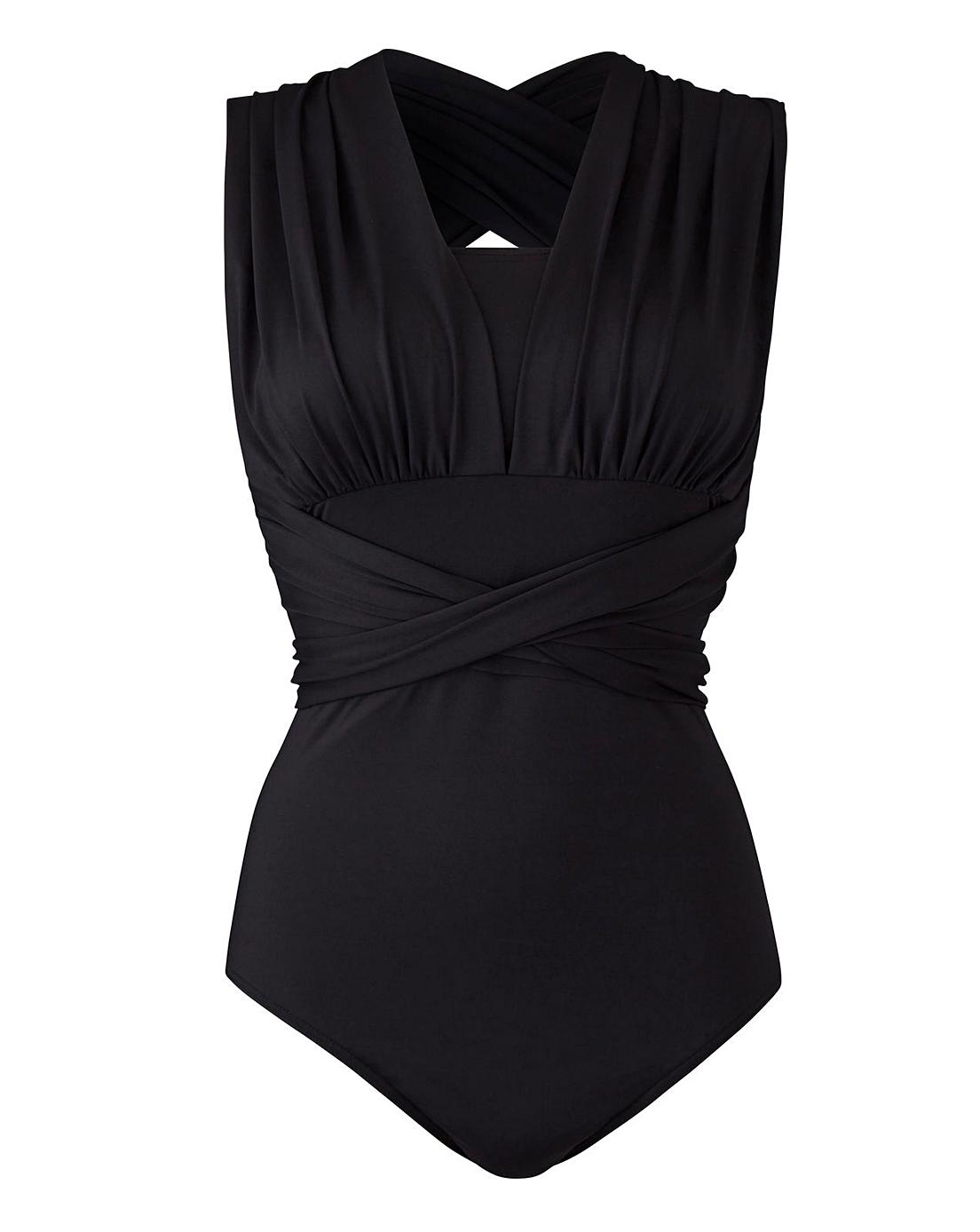 MAGISCULPT Black Convertible Swimsuit Simply Be