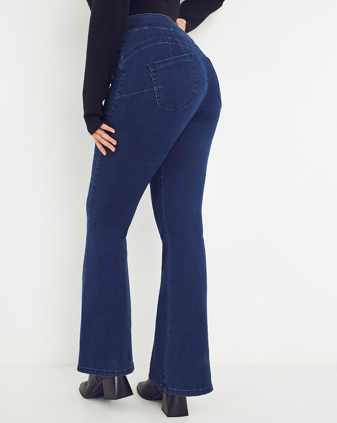 Sculpt & Define Indigo Bootcut Jeggings Simply Be