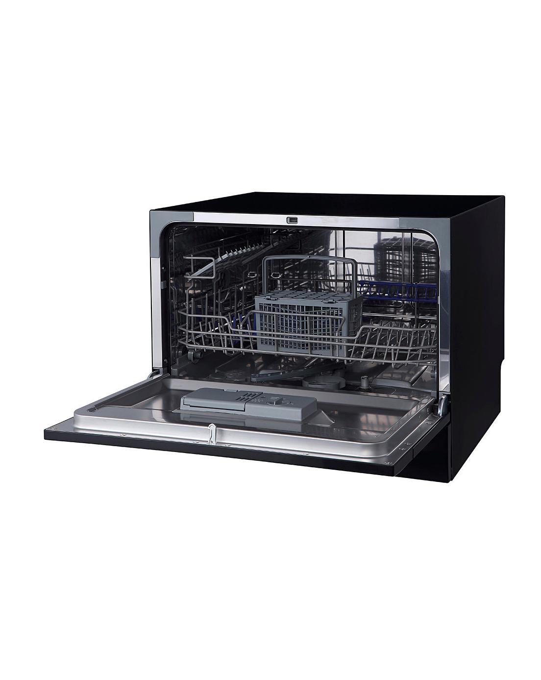 Russell Hobbs RHTTDW6B Dishwasher Black J D Williams