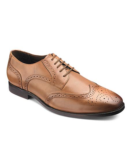 Leather Formal Brogues Extra Wide Fit | Premier Man