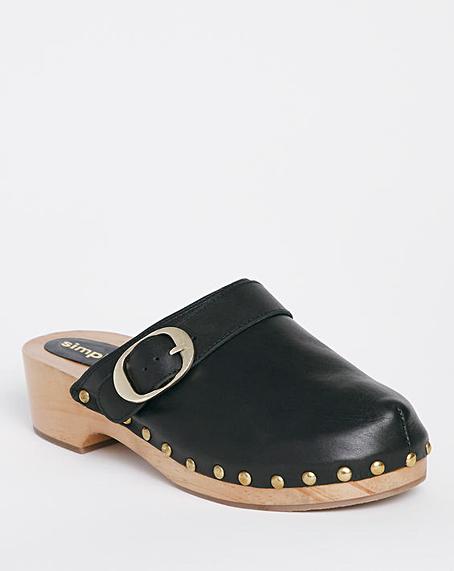 Closed Toe Clog Shoes Wide Fit | Ambrose Wilson