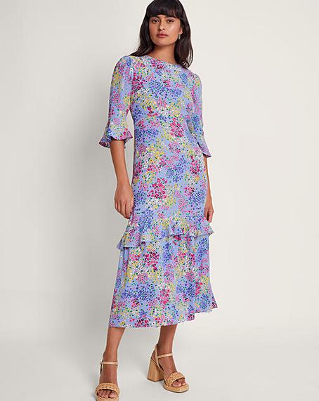 Monsoon Micola Ditsy Tea Dress | J D Williams