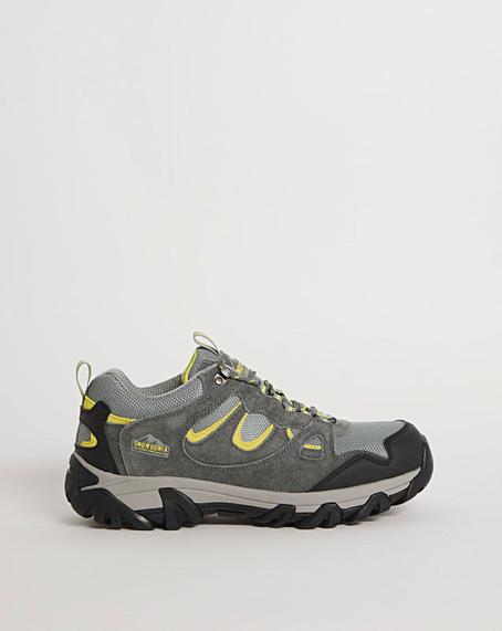 snowdonia waterproof walking trainers extra wide fit