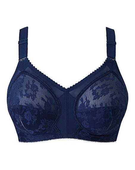 Triumph Doreen Non Wired Navy Bra | J D Williams