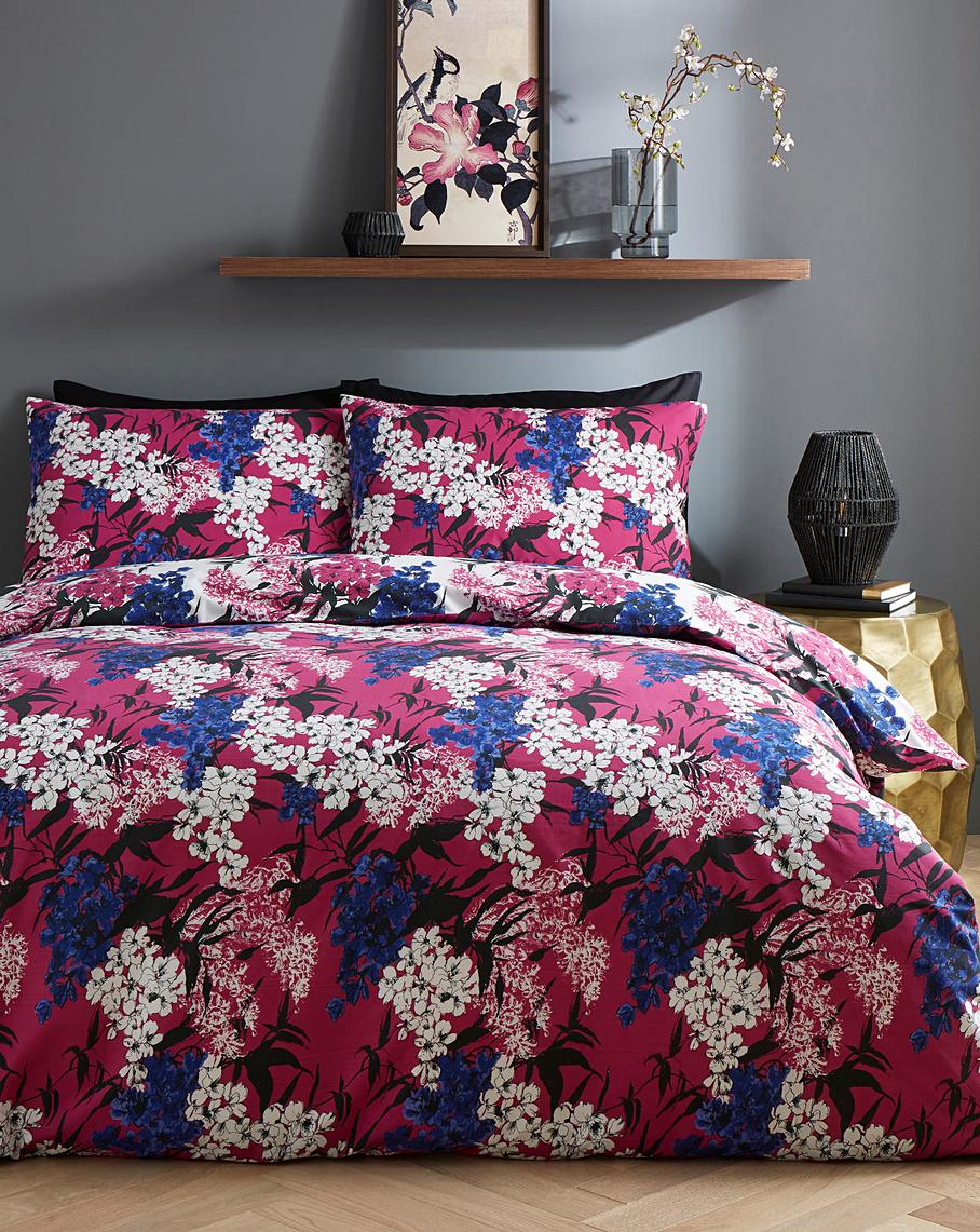 Wisteria Reversible Duvet Cover Set | Simply Be