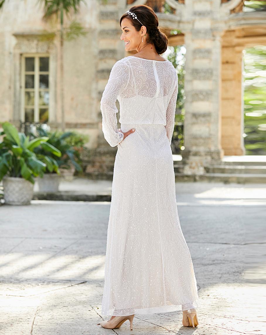 Joanna Hope Ivory Beaded Bridal Dress | Marisota