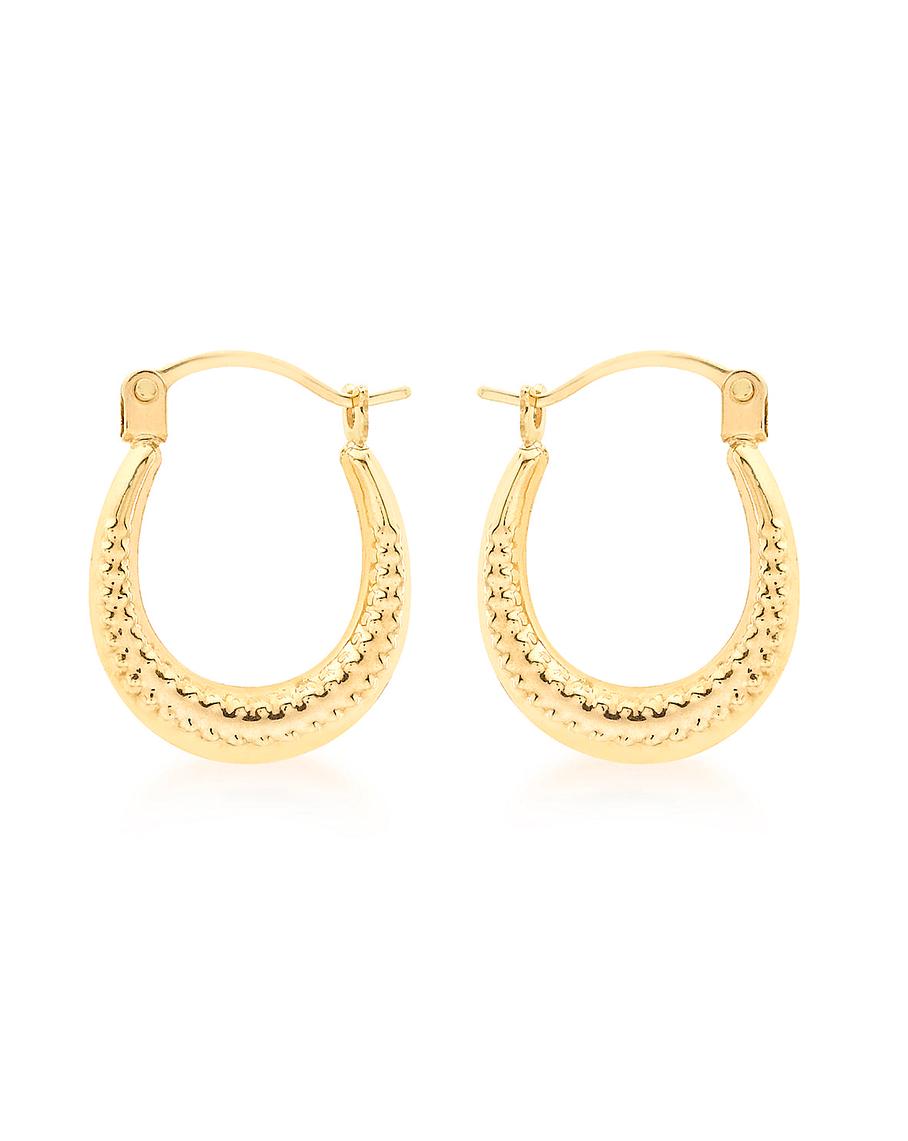 9Ct Gold Mini Creole Earring | Fashion World